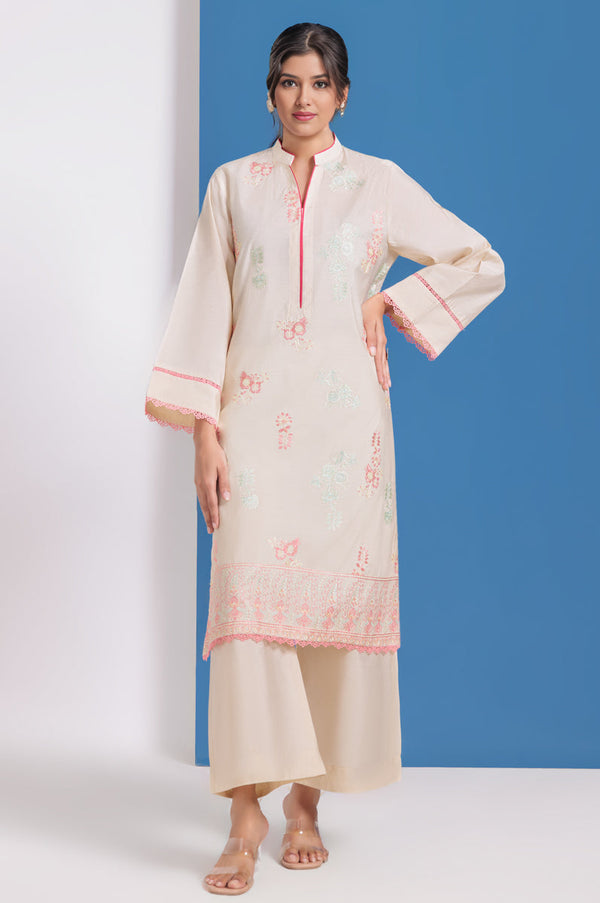 Ivory-Cotton Silk-2 Piece (WPS25SE2002)