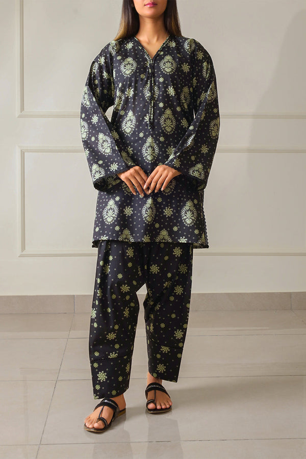 Unstitched Printed Lawn 2 Piece (Shirt/Trouser)