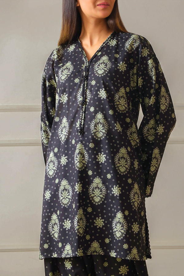 Unstitched Printed Lawn 2 Piece (Shirt/Trouser)