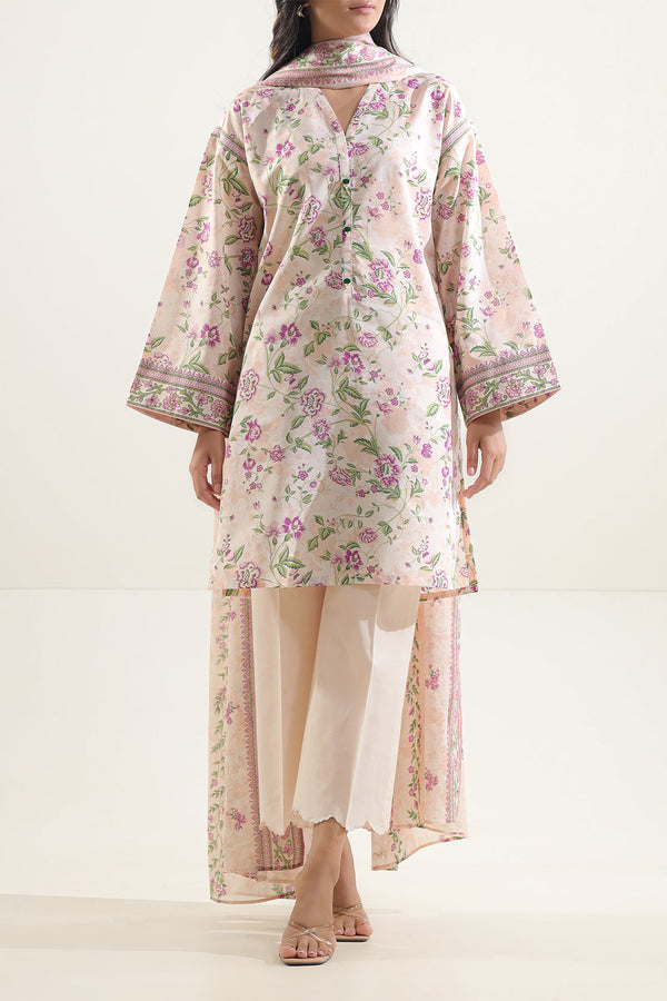 Unstitched Printed Lawn 2 Piece (Shirt/Trouser)