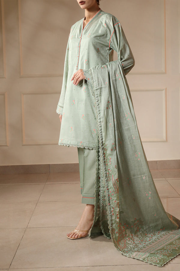 Unstitched Jacquard Cotton Shirt