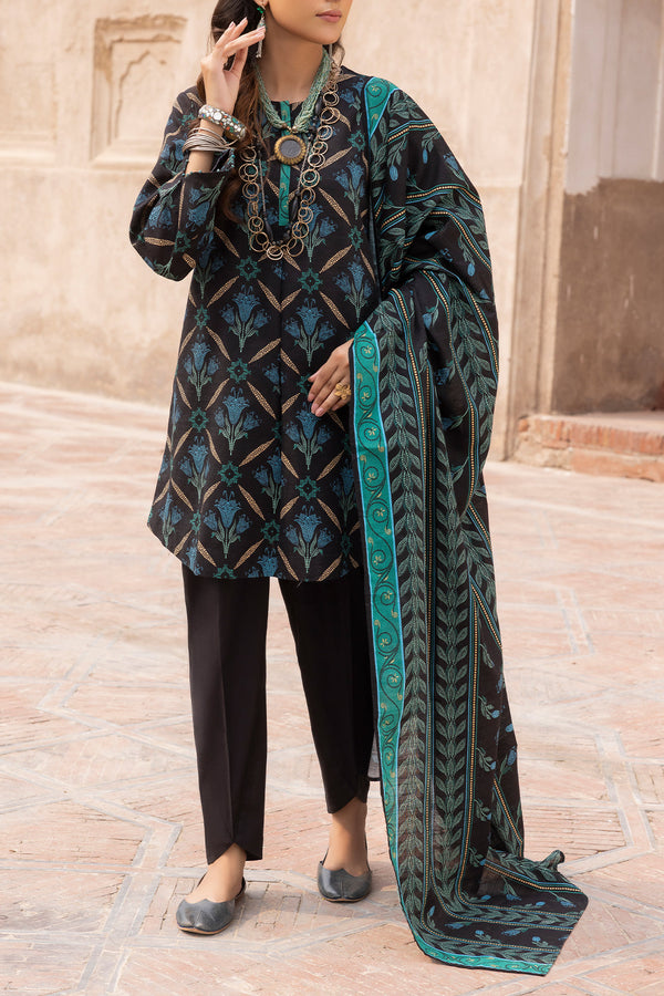 Unstitched Printed 3 Piece – in Lawn & Khaddar