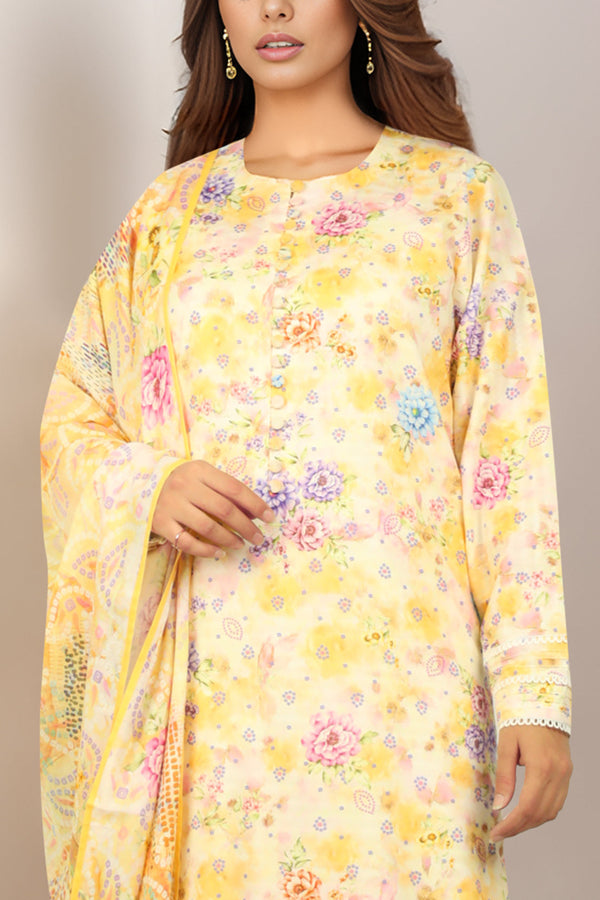 Unstitched Self Jacquard Shirt