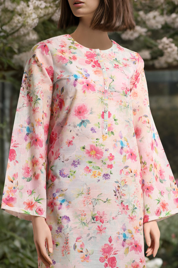 Unstitched Printed Khaddar Shirt