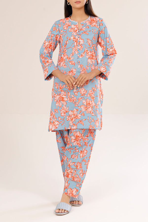 Unstitched Printed Lawn 2 Piece (Shirt/Trouser)