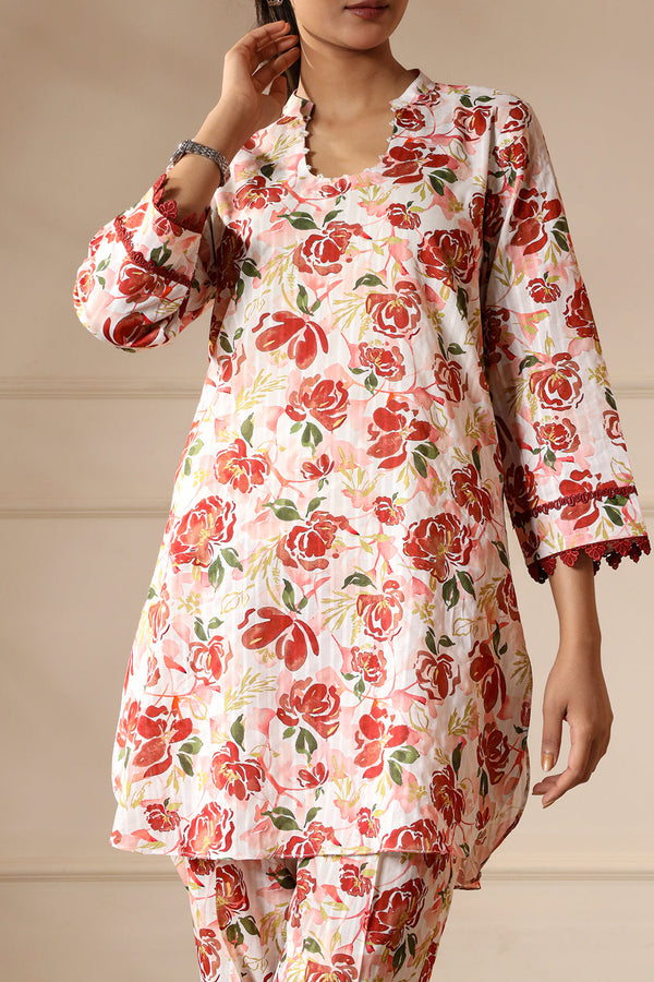 Unstitched Printed Lawn 2 Piece (Shirt/Trouser)