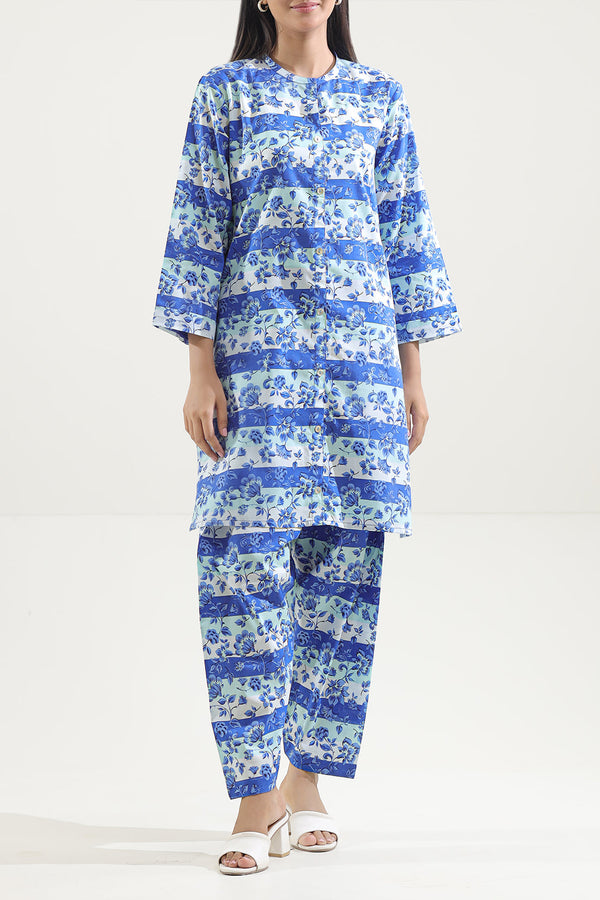 Unstitched Printed Lawn 2 Piece (Shirt/Trouser)