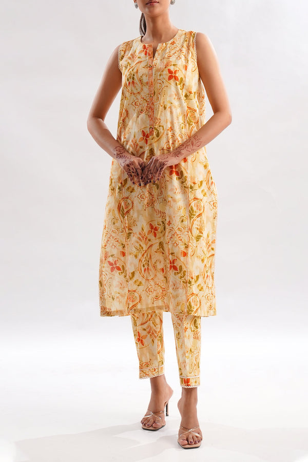 Unstitched Printed Lawn 2 Piece (Shirt/Trouser)