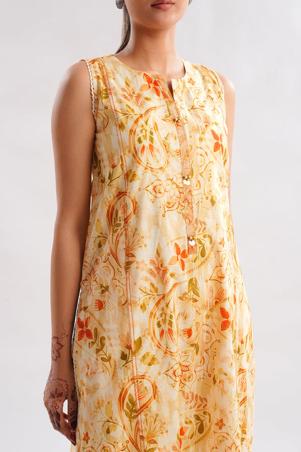 Unstitched Printed Lawn 2 Piece (Shirt/Trouser)