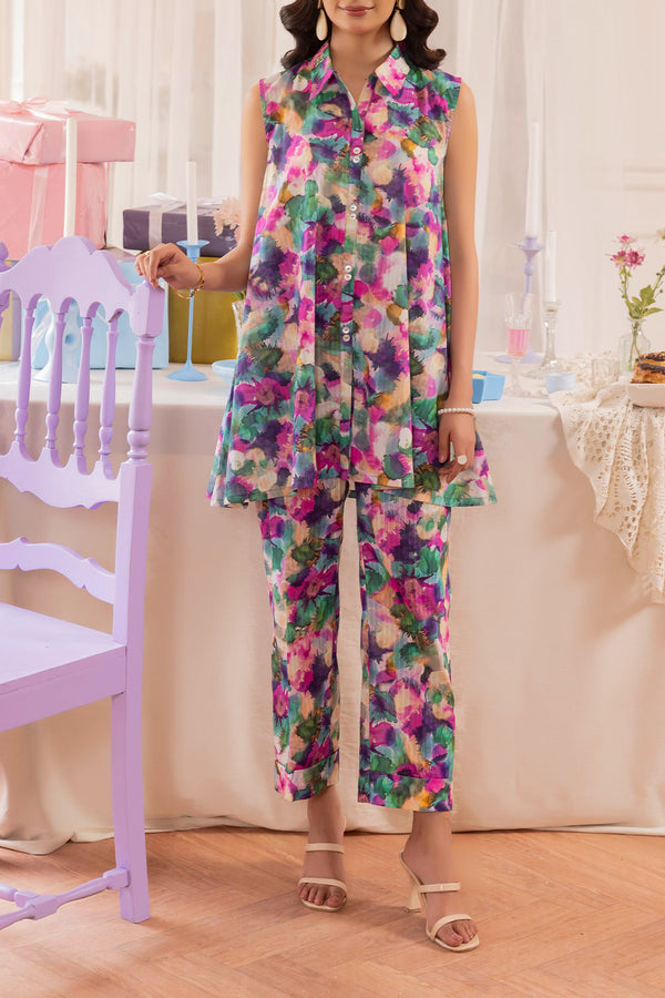 Unstitched Printed Lawn 2 Piece (Shirt/Trouser)