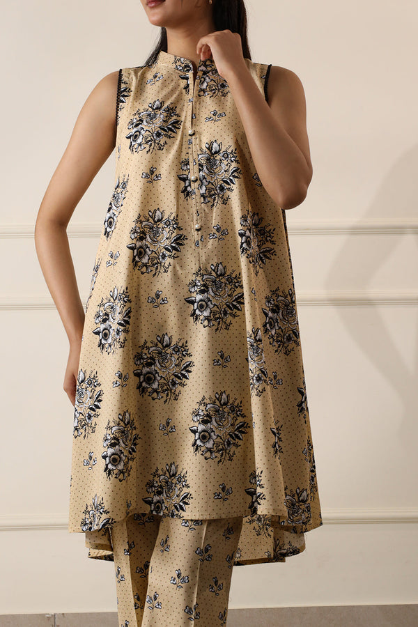 Unstitched Printed Lawn 2 Piece (Shirt/Trouser)