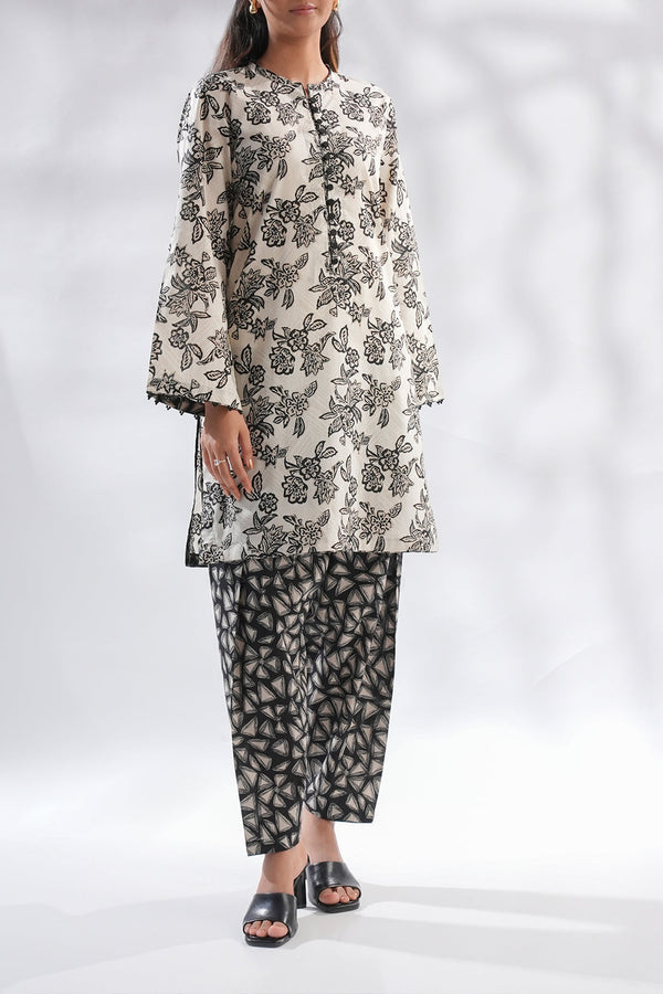 Unstitched Printed Lawn 2 Piece (Shirt/Trouser)