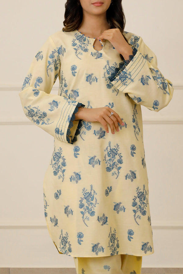 Unstitched Jacquard Cotton Shirt