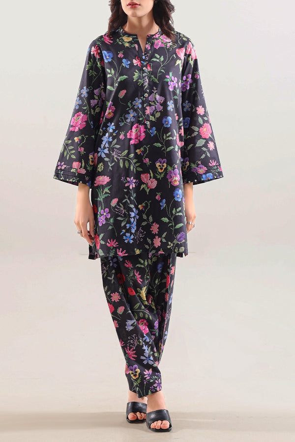 Unstitched Printed Lawn 2 Piece (Shirt/Trouser)