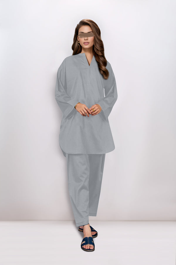 Unstitched Cotton Dyed Trouser Fabric