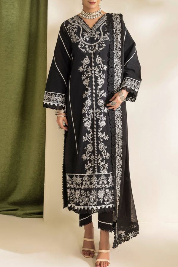 Unstitched Embroidered Jacquard 3 Piece