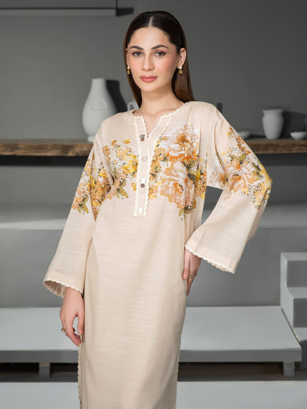 2 Piece Khaddar Suit-Printed (Unstitched)