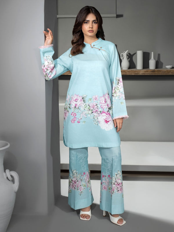 2 Piece Khaddar Suit-Printed (Unstitched)