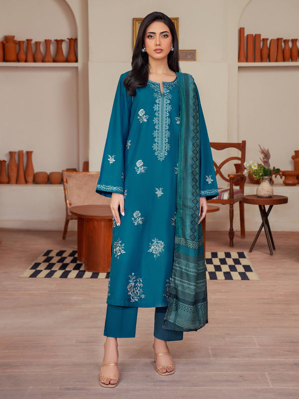 3 Piece Lawn Suit-Embroidered (Unstitched)