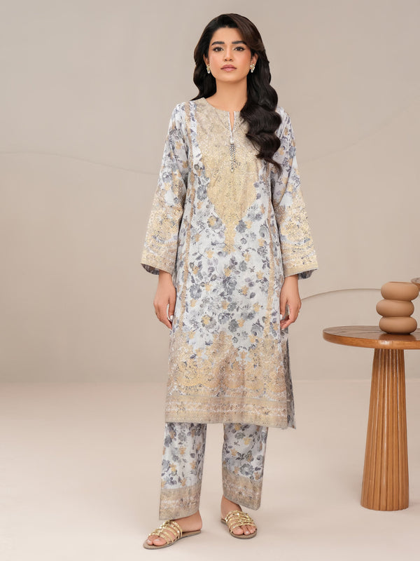 2 Piece Lawn Suit-Paste Print (Unstitched)
