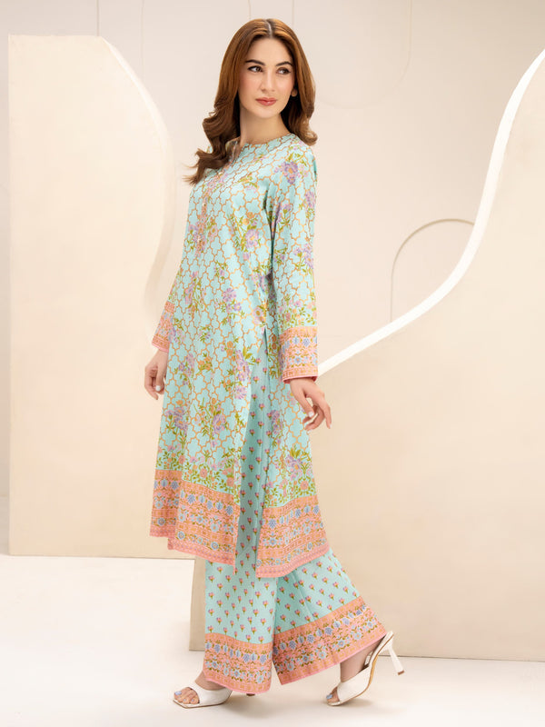 2 Piece Paste Print-Suit (Unstitched)