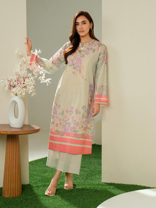 2 Piece Lawn Suit-Printed (Unstitched)