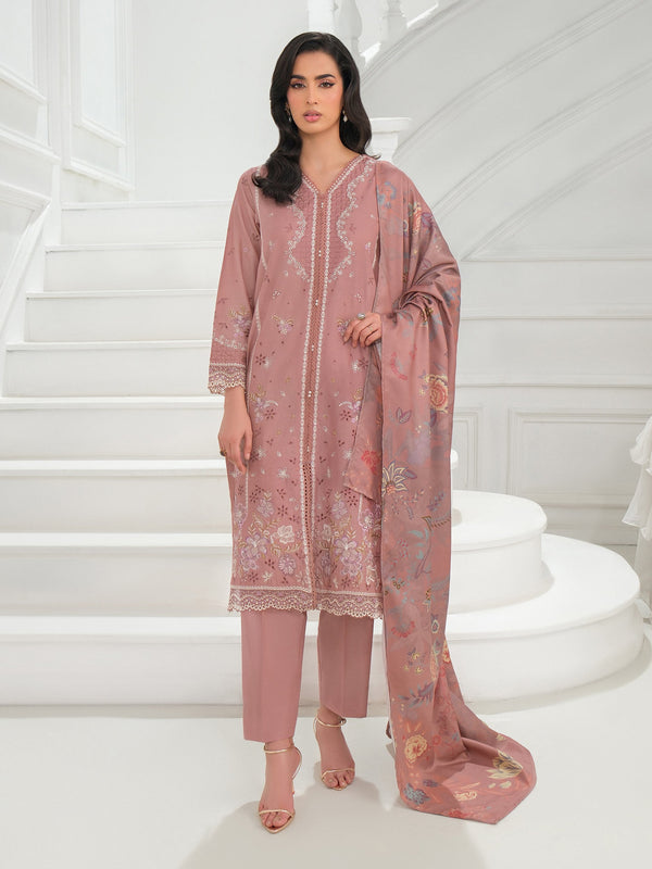 3 Piece Khaddar Suit-Embroidered (Unstitched)