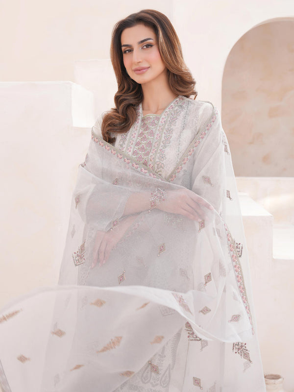 3 Piece Lawn Suit-Embroidered (Unstitched)