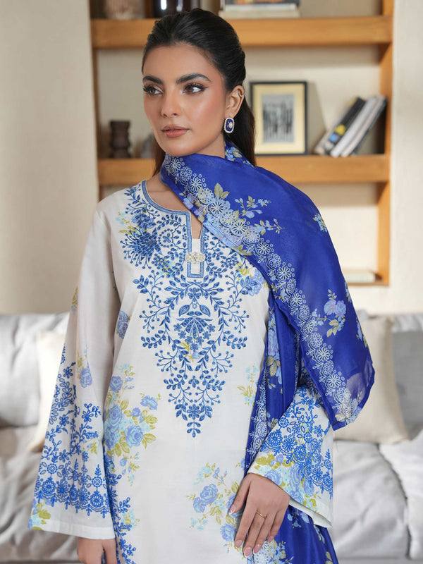 2 Piece Lawn Suit-Embroidered (Unstitched)