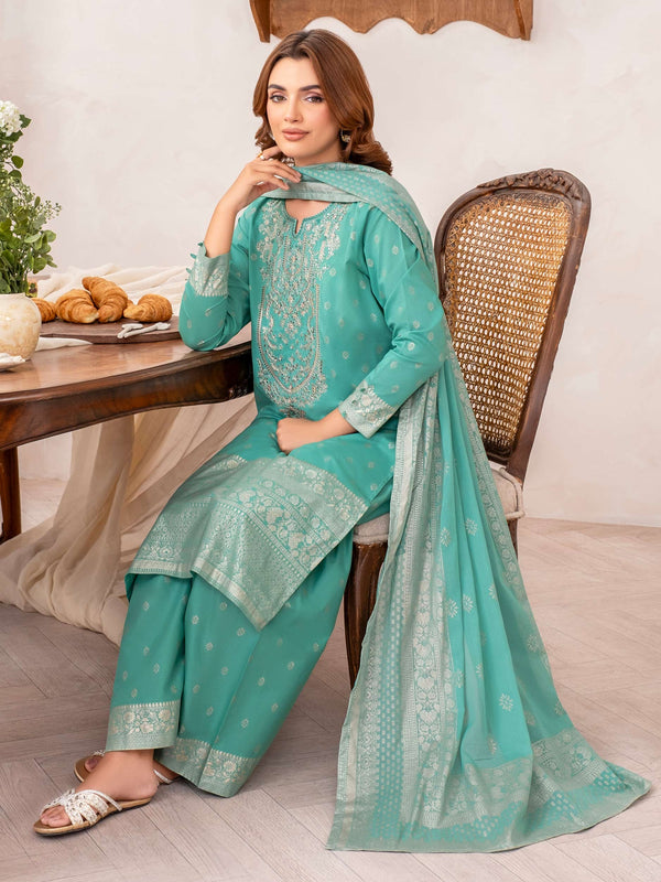 3 Piece Lawn Suit-Embroidered (Unstitched)