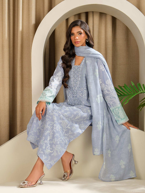 3 Piece Lawn Suit-Embroidered (Unstitched)