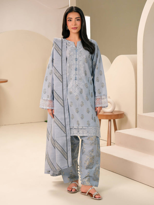 3 Piece Lawn Suit-Embroidered (Unstitched)