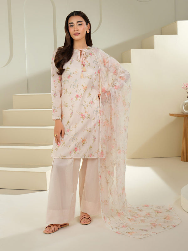 3 Piece Cambric Suit-Printed (Unstitched)