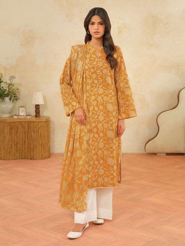 2 Piece Khaddar Suit-Printed (Unstitched)