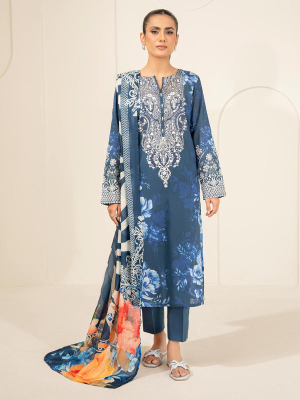 3 Piece Lawn Suit-Printed (Unstitched)