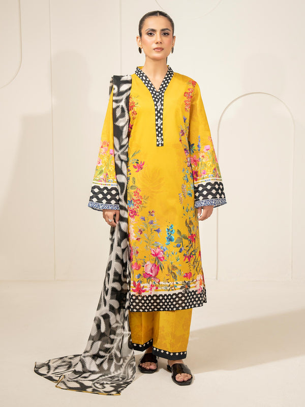 3 Piece Lawn Suit-Printed (Unstitched)