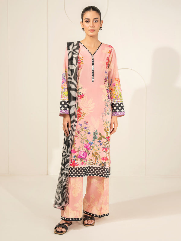 3 Piece Lawn Suit-Printed (Unstitched)