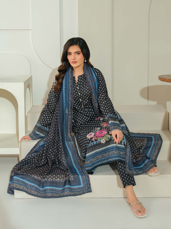 3 Piece Lawn Suit-Printed (Unstitched)