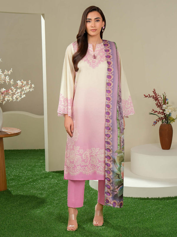 3 Piece Lawn Suit-Printed (Unstitched)