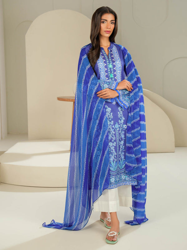 2 Piece Lawn Suit-Printed (Unstitched)