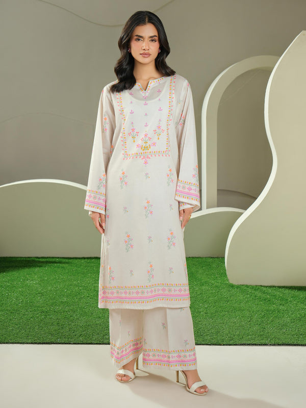 2 Piece Cambric Suit-Printed (Unstitched)