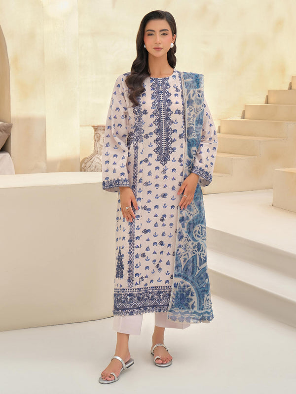 3 Piece Lawn Suit-Embroidered (Unstitched)