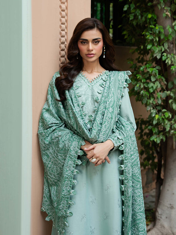 3 Piece Khaddar Suit-Embroidered (Unstitched)