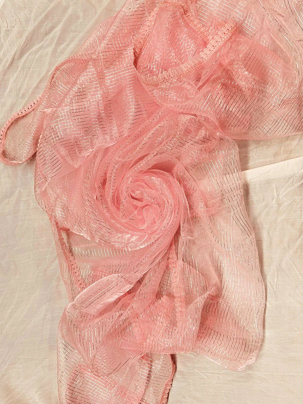 1PC Tissue Silk Dupatta