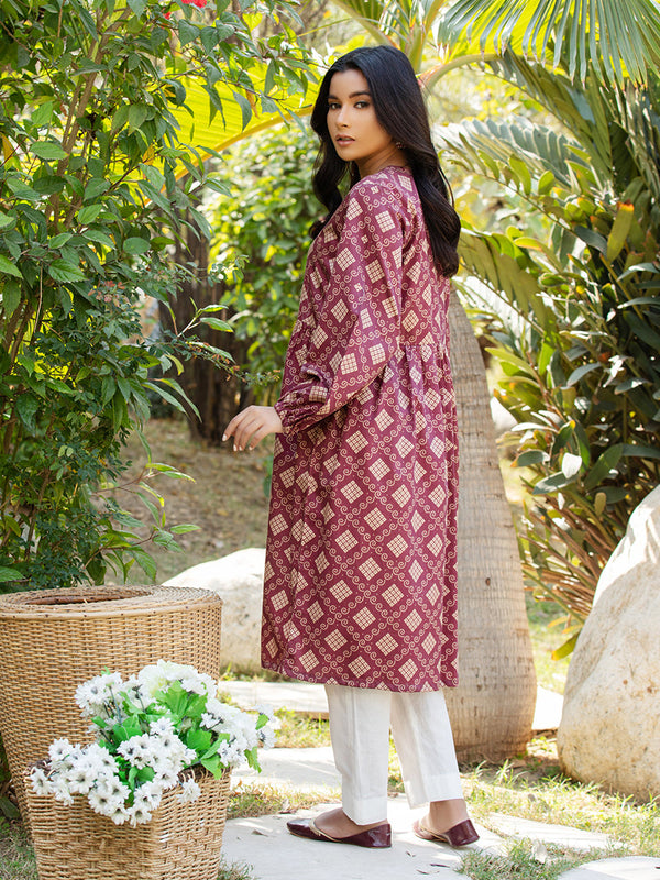 1Pc Cotton Silk Digital Printed Shirt