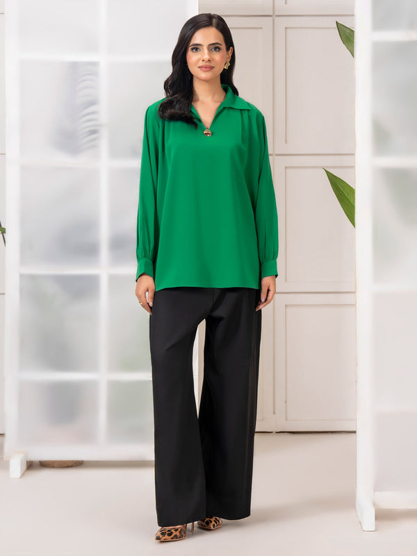 Dyed Silk Top