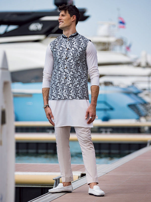 Grey Blended Waistcoat - AL-WC-466