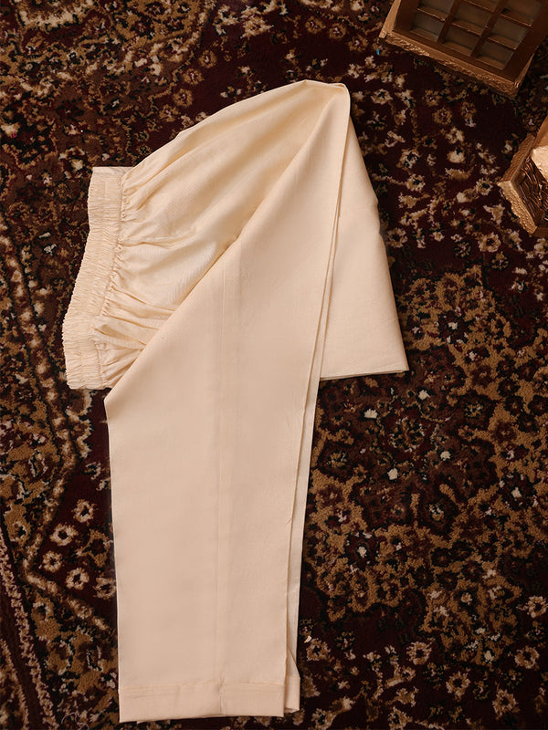 1PC Stitched Plain Cotton Trouser