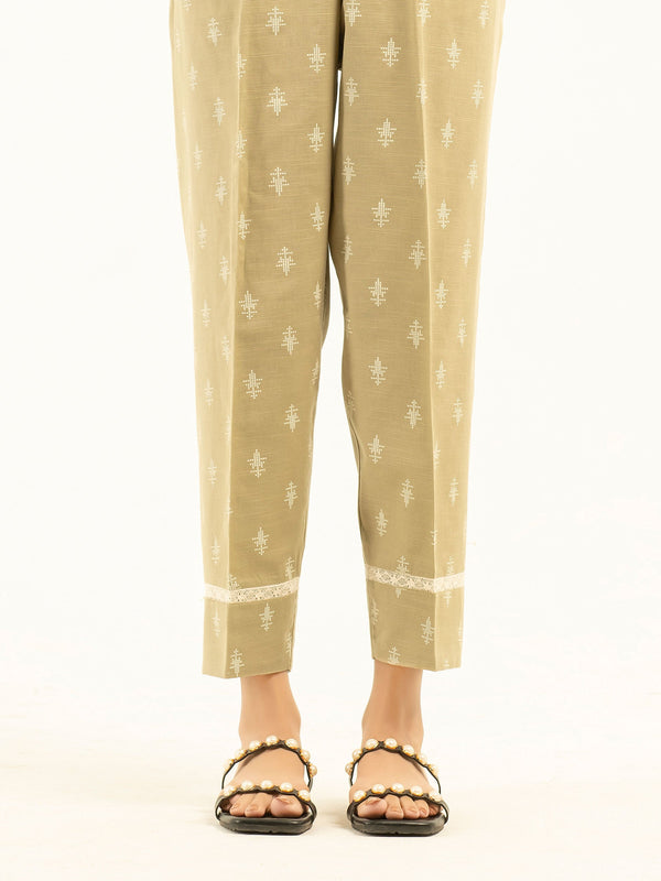 Laced Khaddar Trousers