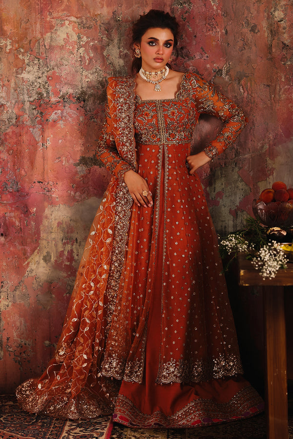 3-PC Embroidered Net Pishwas Suit stm-5-01